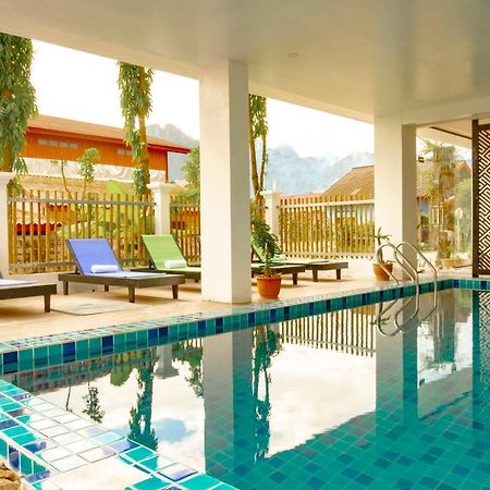 Vang Vieng Topview Hotel Bagian luar foto