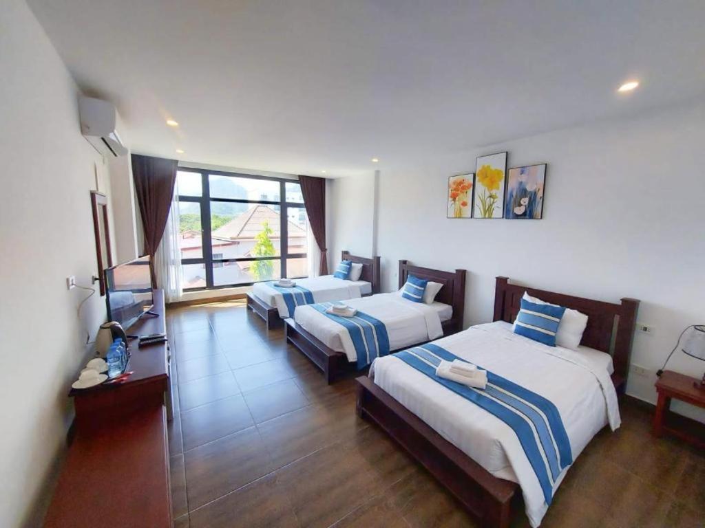 Vang Vieng Topview Hotel Bagian luar foto