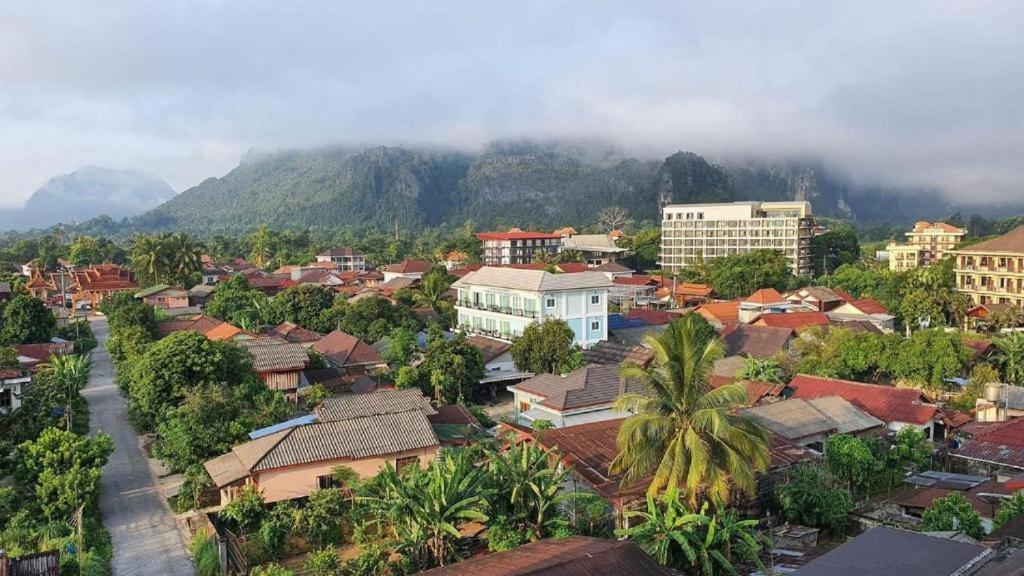 Vang Vieng Topview Hotel Bagian luar foto