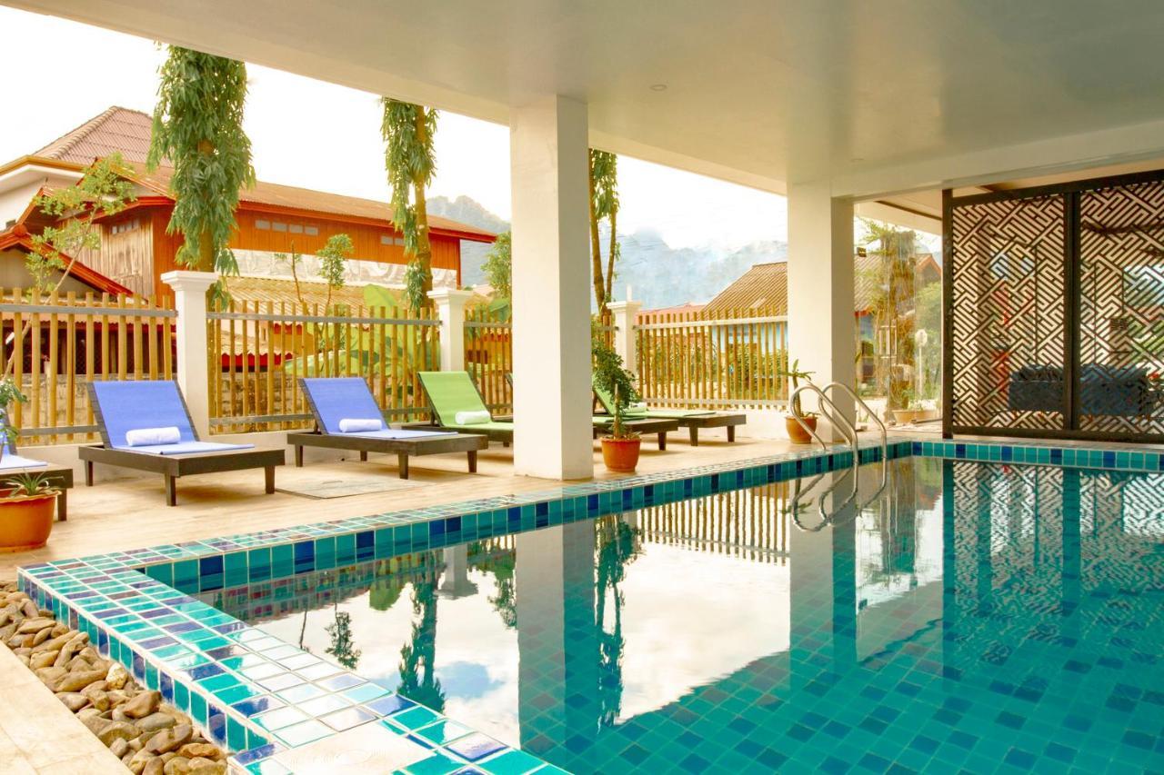 Vang Vieng Topview Hotel Bagian luar foto