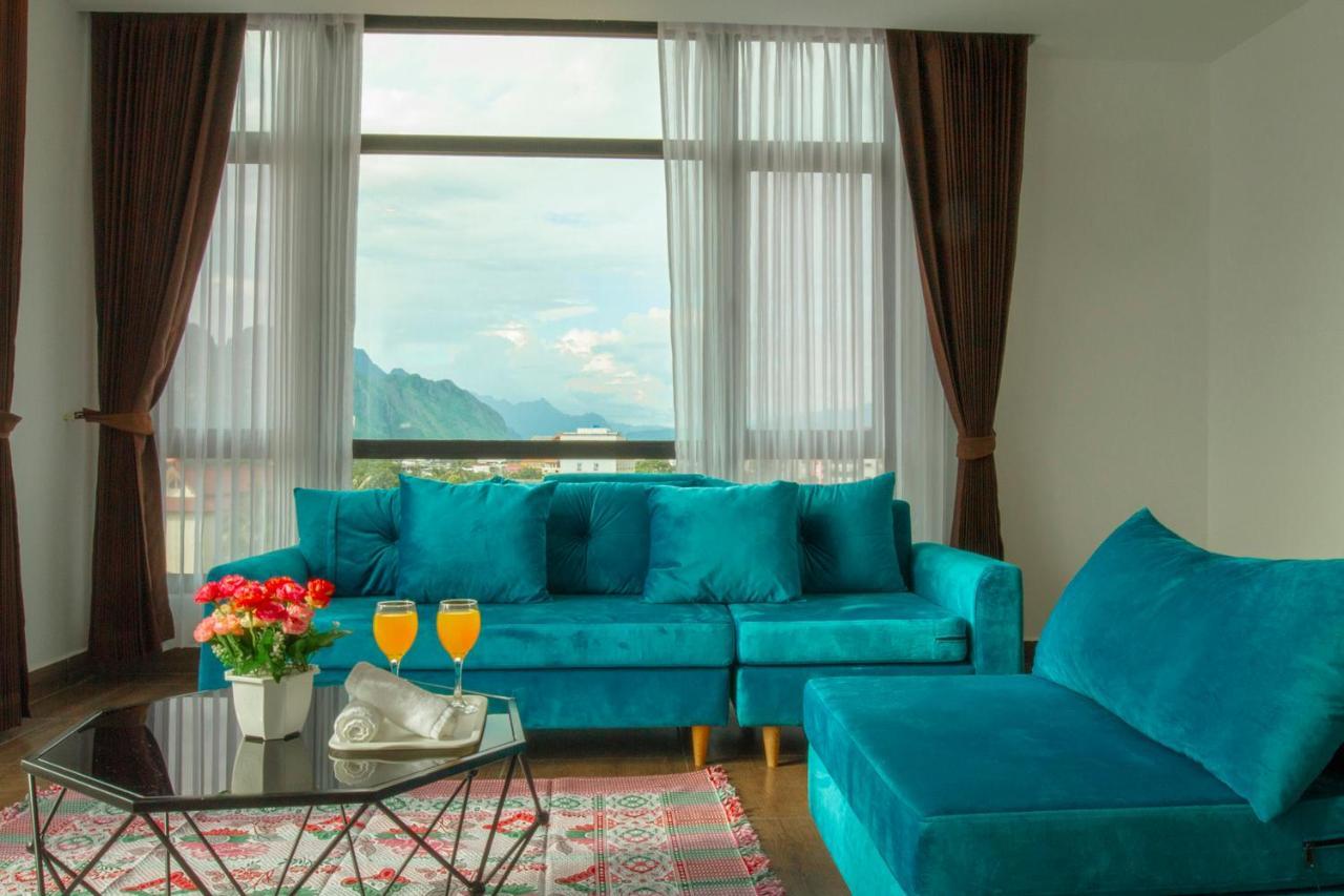 Vang Vieng Topview Hotel Bagian luar foto