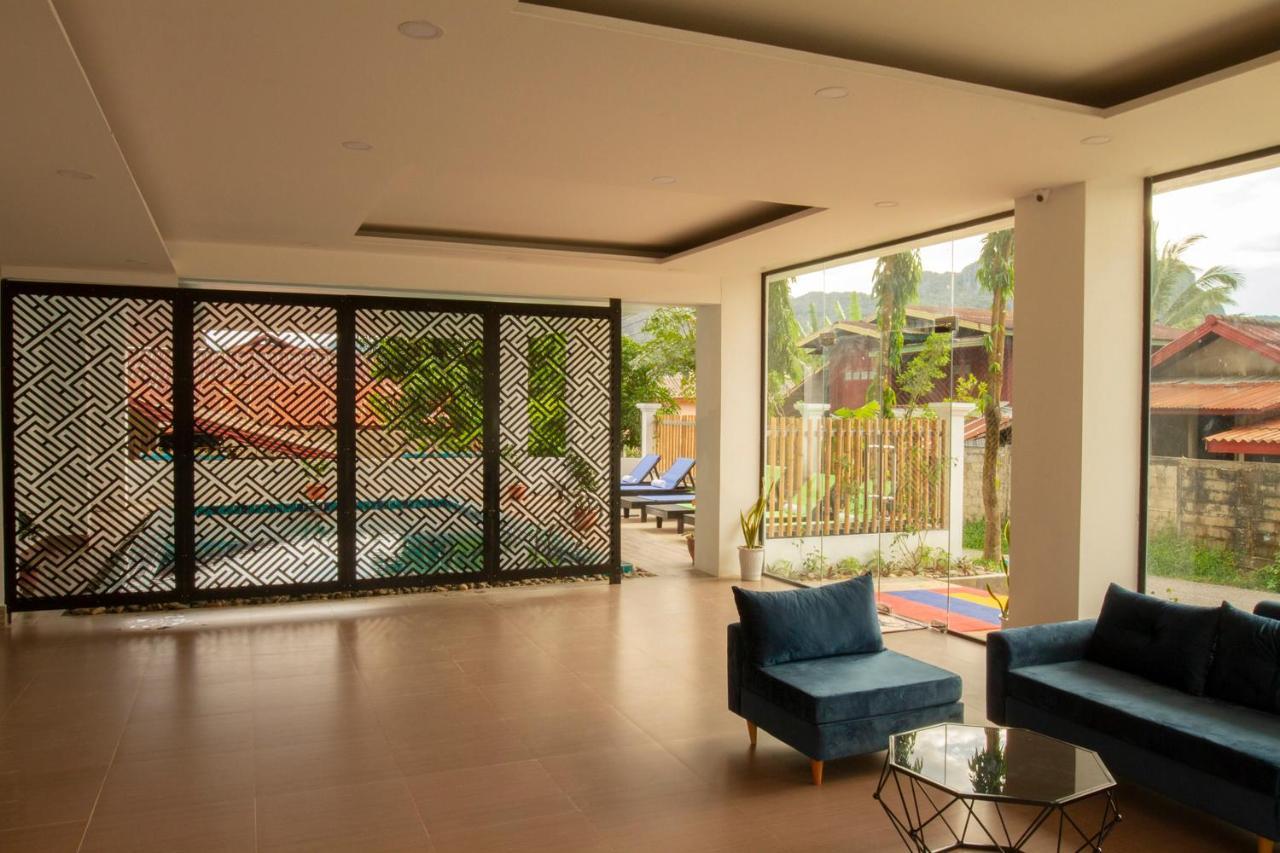 Vang Vieng Topview Hotel Bagian luar foto