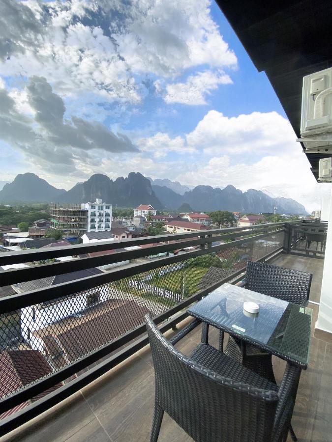 Vang Vieng Topview Hotel Bagian luar foto