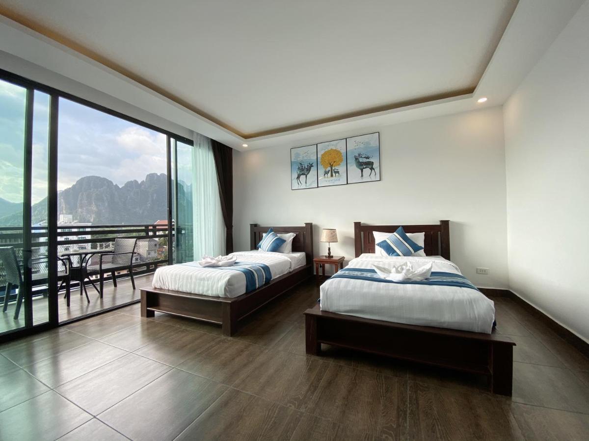 Vang Vieng Topview Hotel Bagian luar foto
